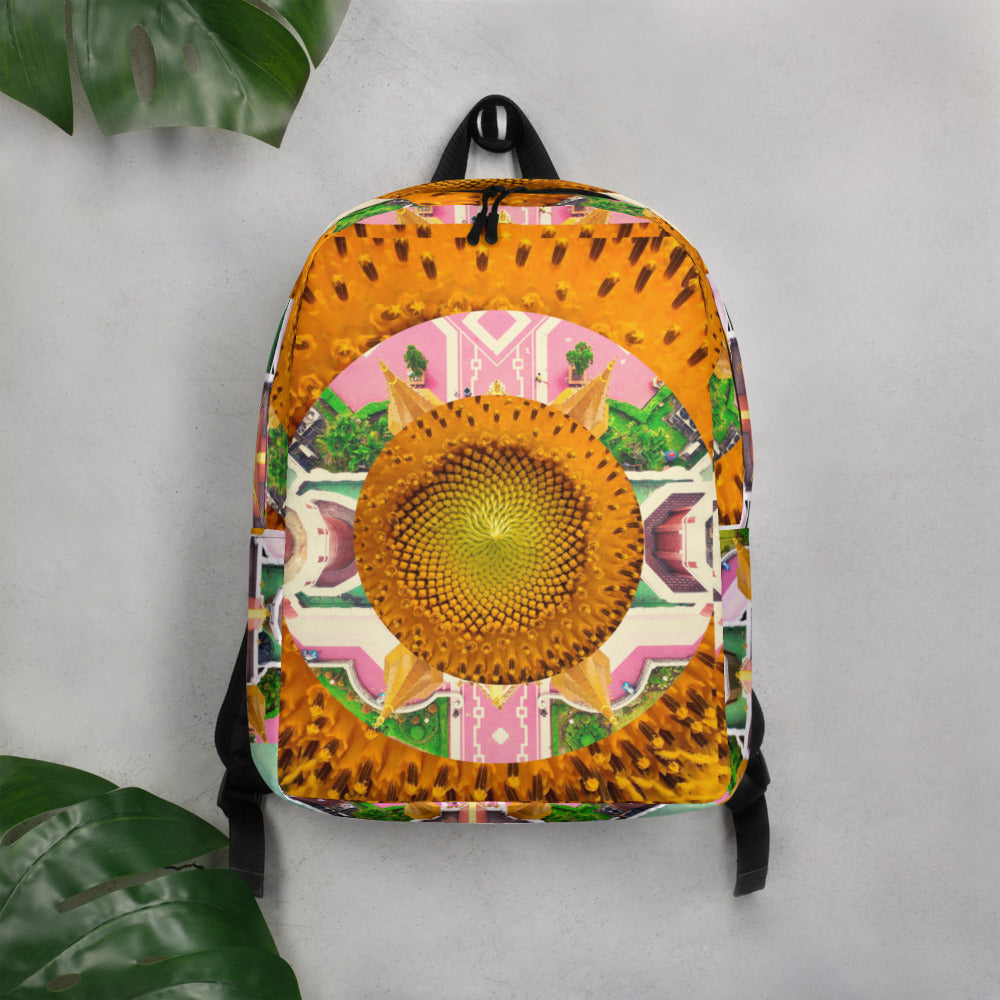 “Lucid Sunnflower” Minimalist Backpack
