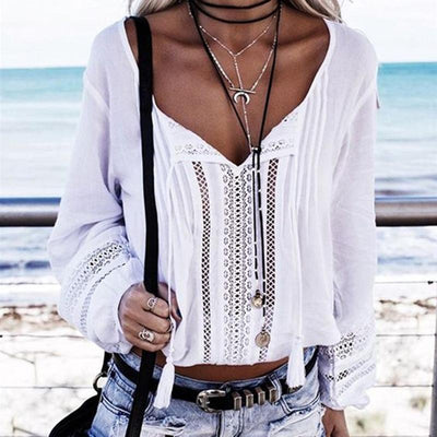 Boho Chic Long Gothic Choker Maxi Necklace