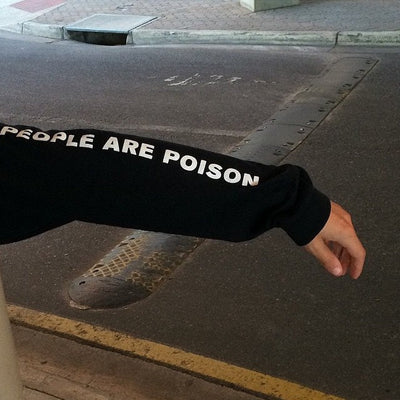 "People Are Poison" Rose Hoodie Sweatshirt