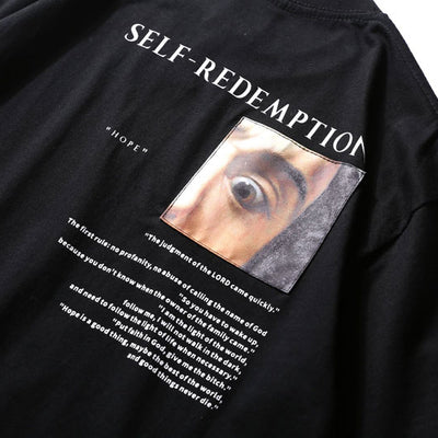 "Self Redemption" Printed Hip Hop Tee 2018