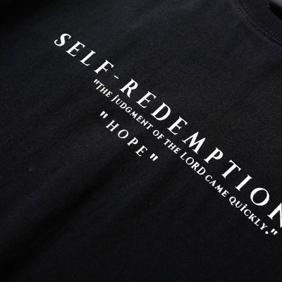 "Self Redemption" Printed Hip Hop Tee 2018