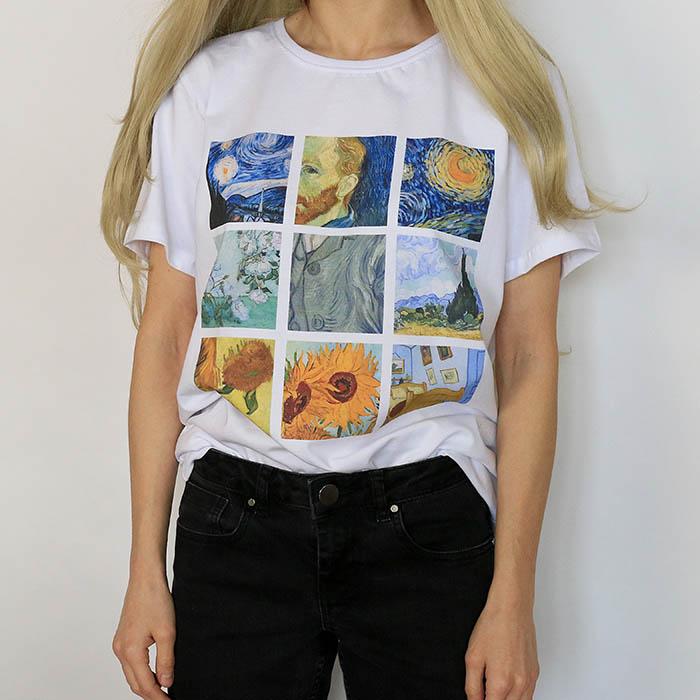 "Painting Inspira" Womens Casual  Urban Tee