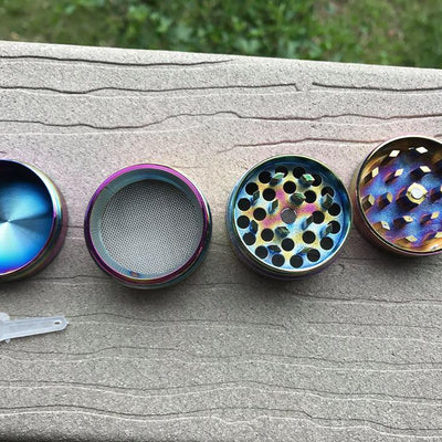 Galaxy Colored Spiral Glass Blunt + Free Psychedelic Grinder