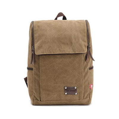 Rugged and Edgy Mens Canvas Backpack