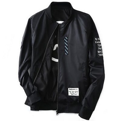 "Bliss Nirvana" Mens Streetwear Bomber Jacket