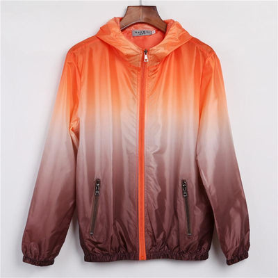 Neon Gradient Windbreaker