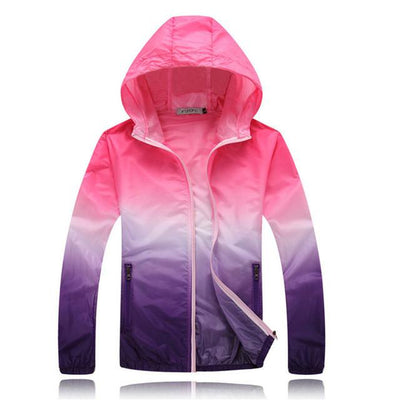 Neon Gradient Windbreaker