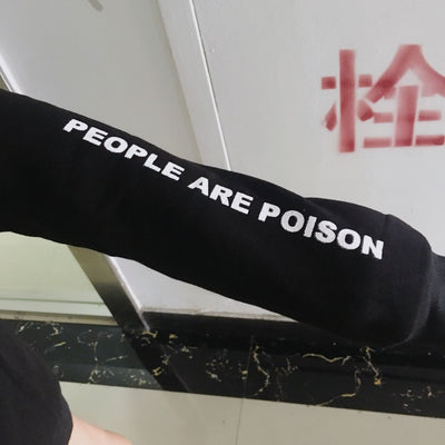 "People Are Poison" Rose Hoodie Sweatshirt