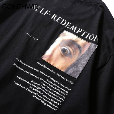 "Self Redemption" Printed Hip Hop Tee 2018