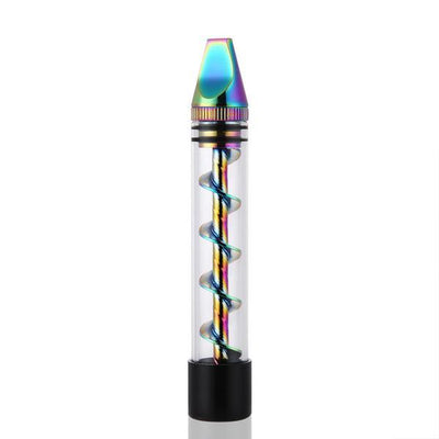 Galaxy Colored Spiral Glass Blunt + Free Psychedelic Grinder
