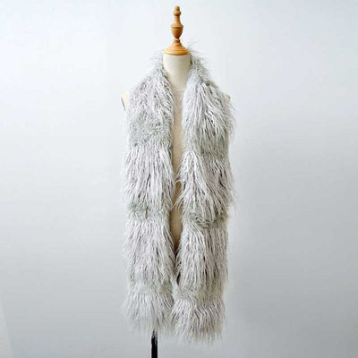 "Bella Philosophy" Faux Lamb Fur Fashion Scarf