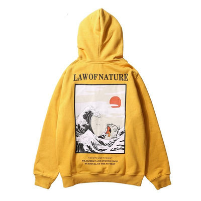 "Law of Nature" Streetwear Hoody
