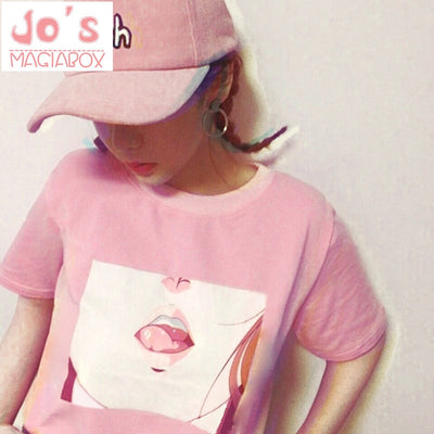 Jo's Magiabox "Anime Blossom" Womens K-pop Inspired Tee