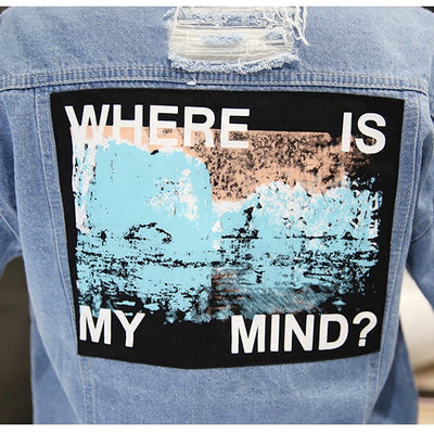 "Where Is My Mind" Denim Jacket